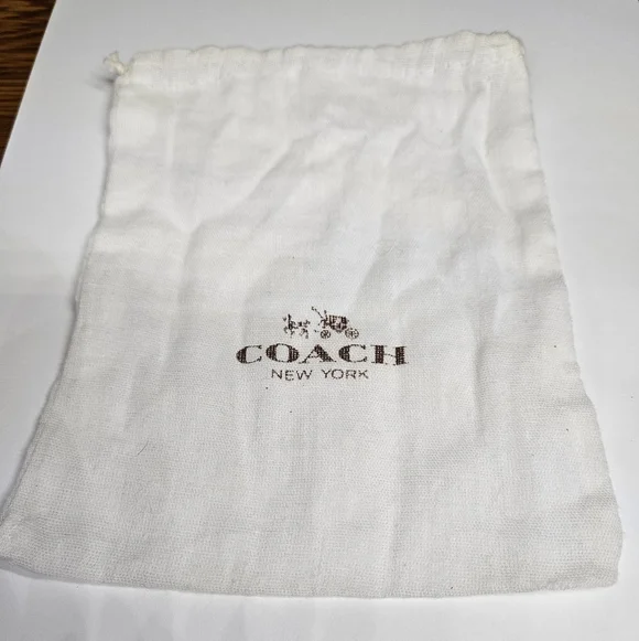 Coach Fox Leather & Suede Coin Case NWT - Picture 5 of 6